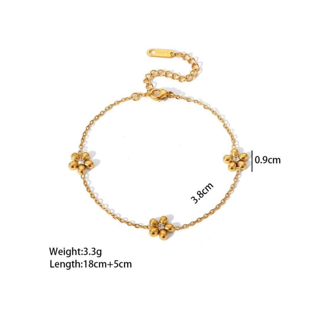 Zica Flora Bracelet - Glitze Accessories