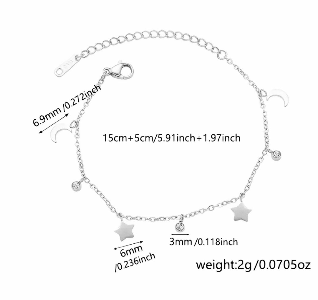 Tara - Silver - Glitze Accessories