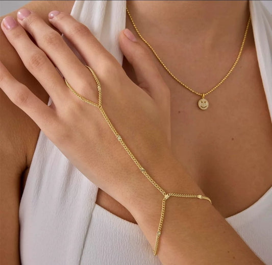Zainy Handchain close-up – waterproof, hypoallergenic, adjustable fit by Glitze Accessories
