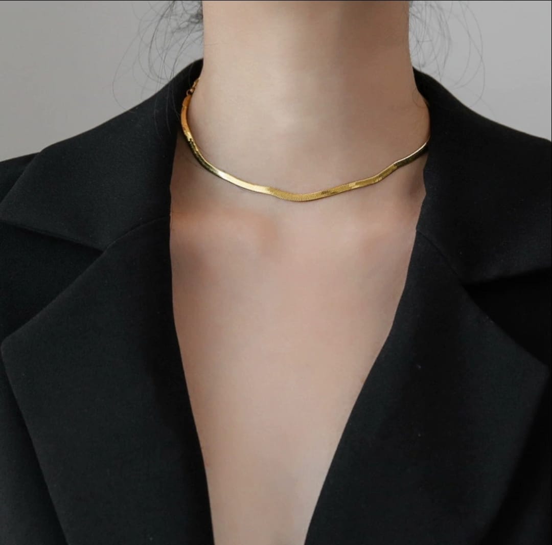 Snake Chain Necklace - Glitze Accessories