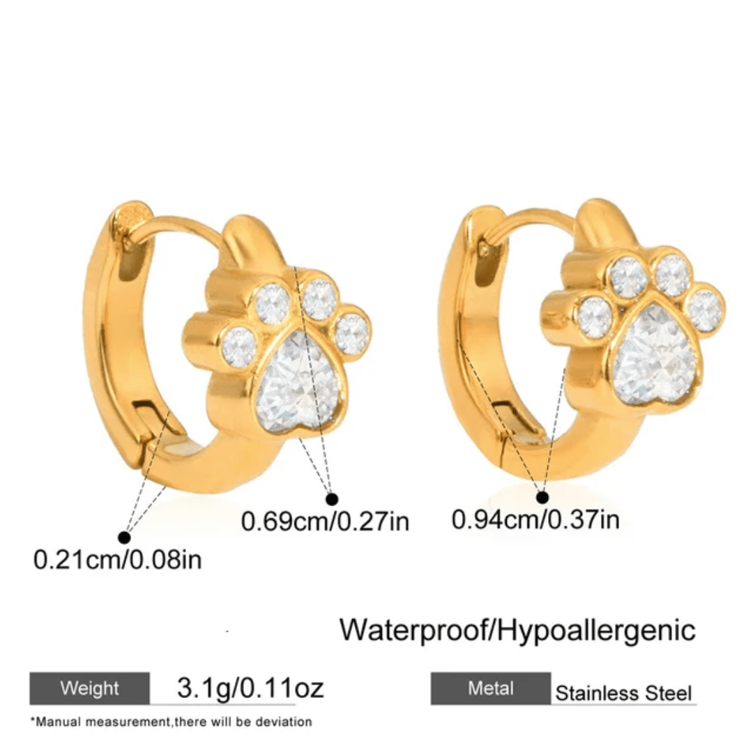 Cresta earrings by Glitze Accessories featuring elegant gold hoops with intricate design details.