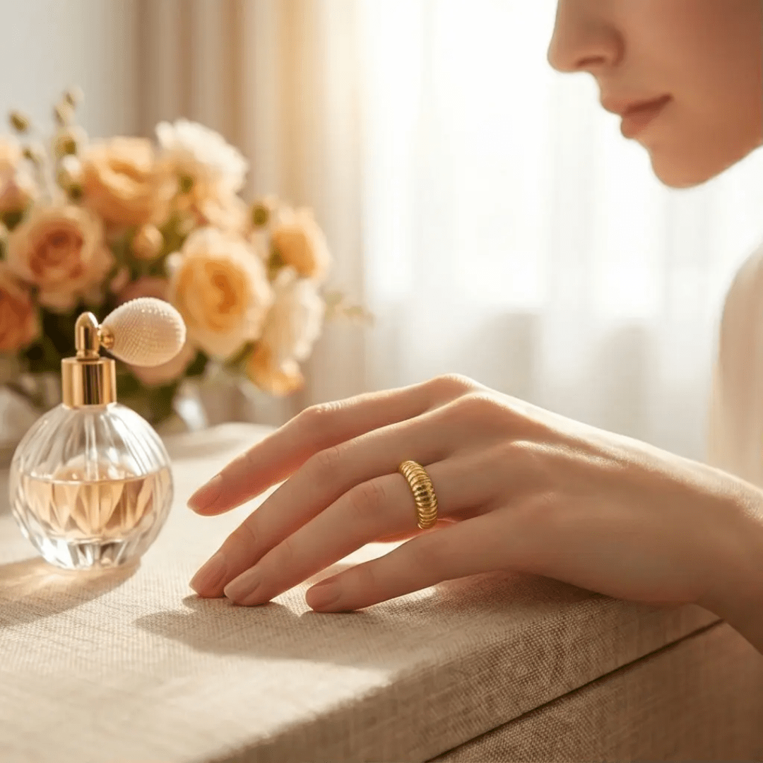 Cleo by Glitze Accessories, stylish jewelry piece with elegant design, shown in a close-up image on a neutral background.