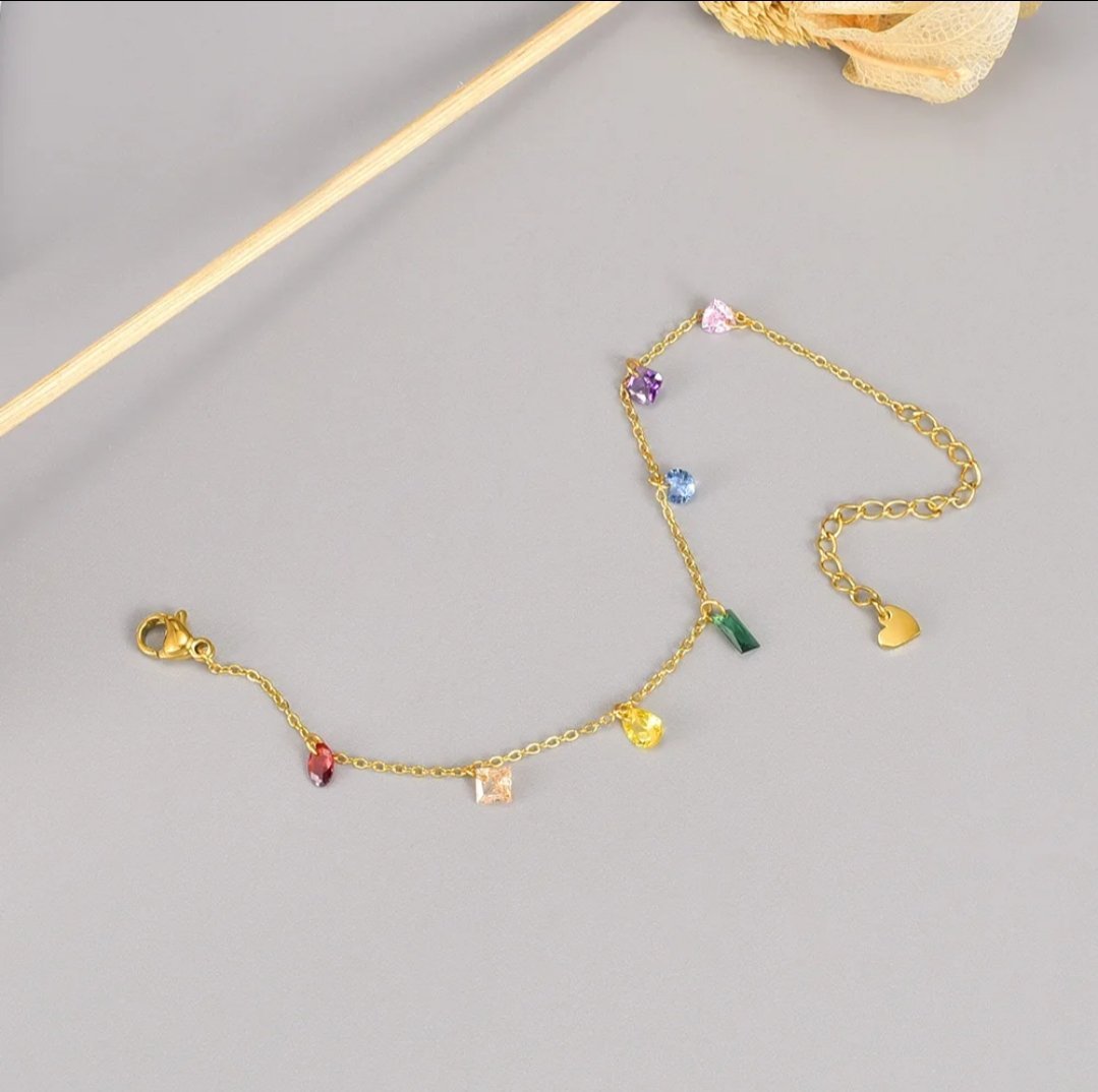 Rainbow Luxe Bracelet - Glitze Accessories