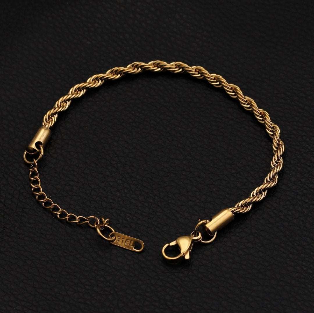 Rope chain Bracelet - Glitze Accessories