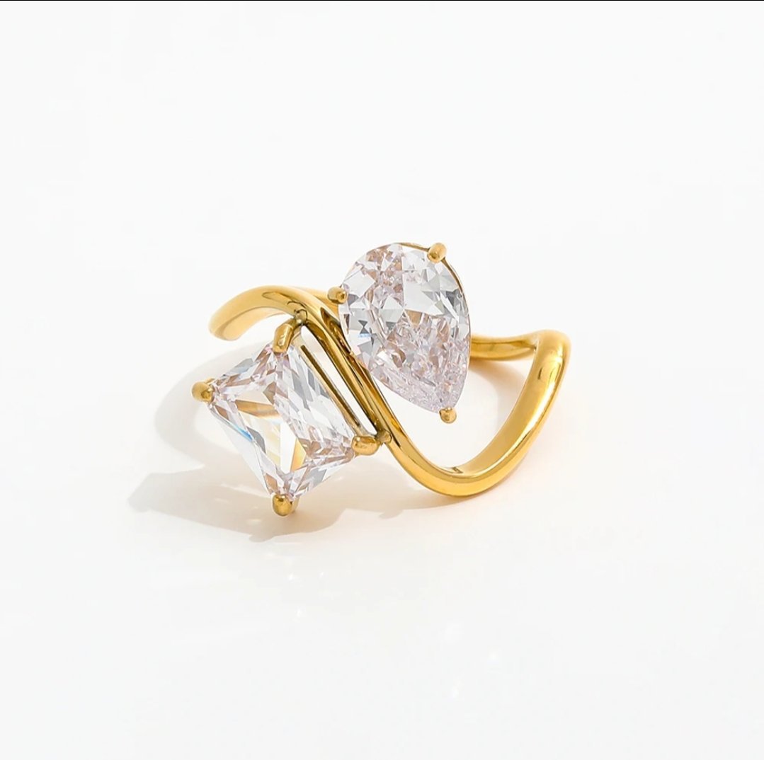 Toi Et Moi Ring - Glitze Accessories