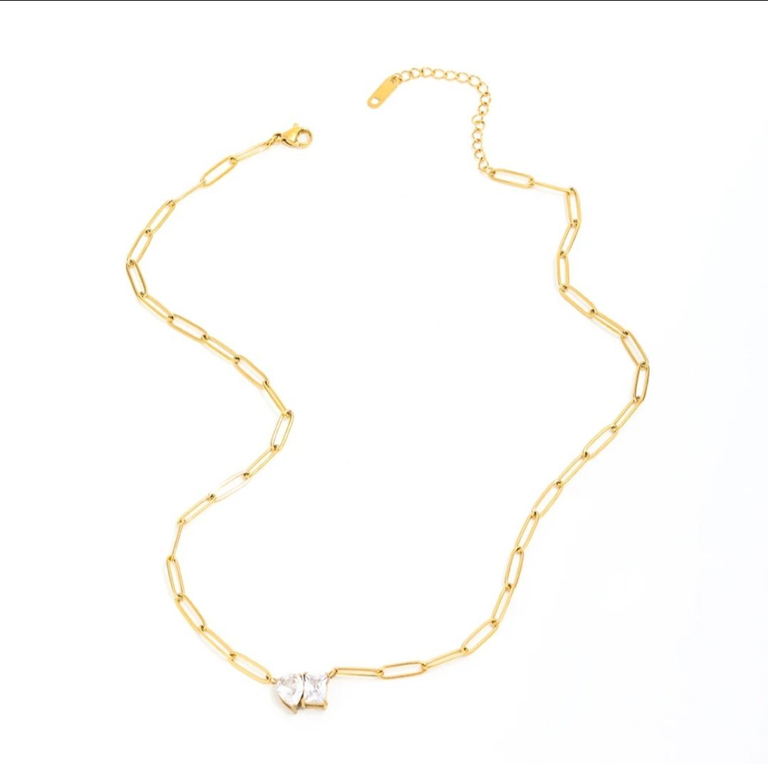 Toi Et Moi Necklace - Glitze Accessories