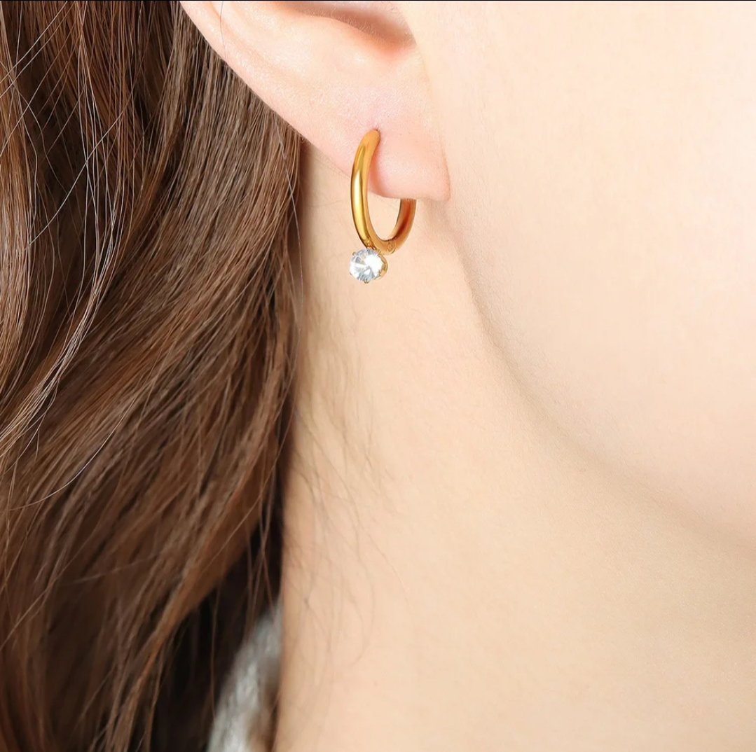 Euphoria Earrings - Golden - Glitze Accessories