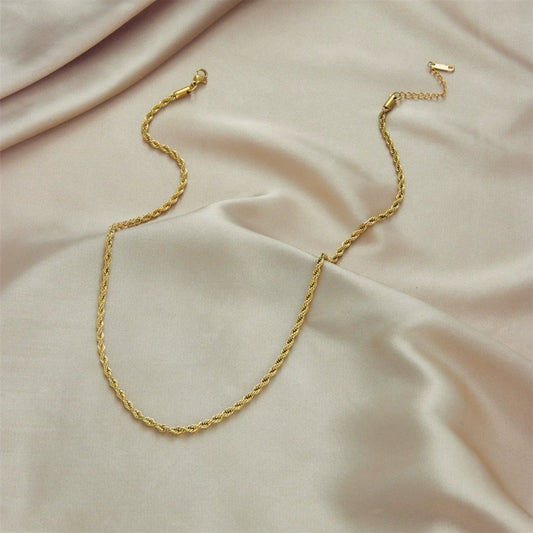 Glitze Accessories Rope Chain necklace — tarnish-free, waterproof, hypoallergenic jewellery Pakistan