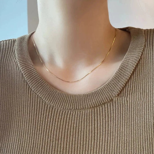 Glitze Accessories June gold necklace — tarnish-free, waterproof, hypoallergenic jewellery Pakistan