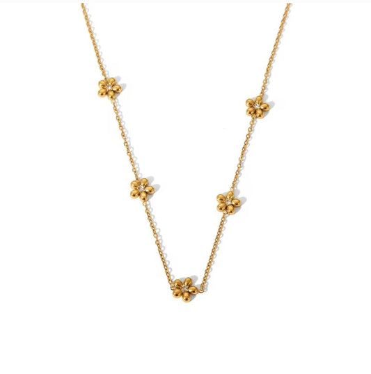 Zica Flora Necklace - Glitze Accessories