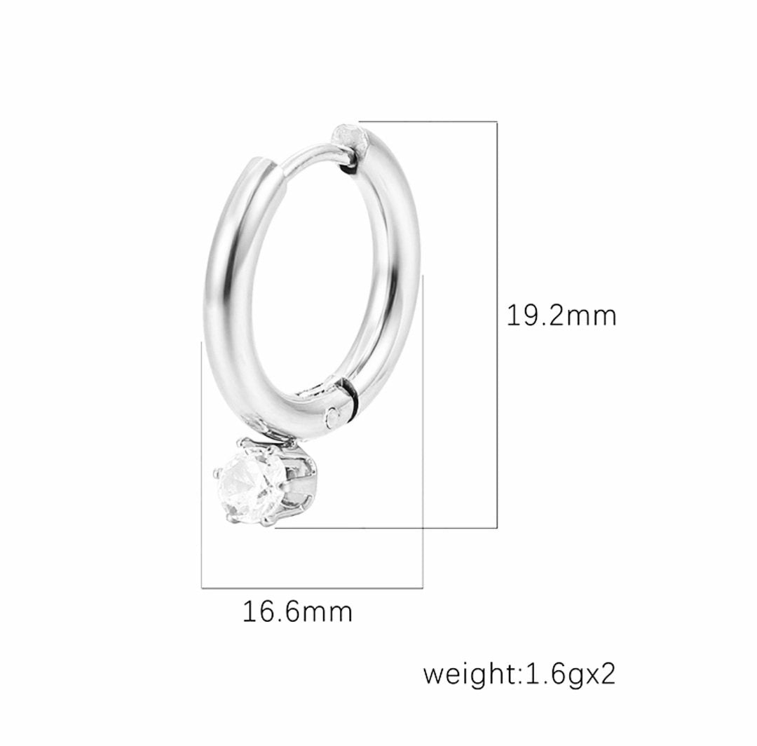 Euphoria Earrings - Silver - Glitze Accessories
