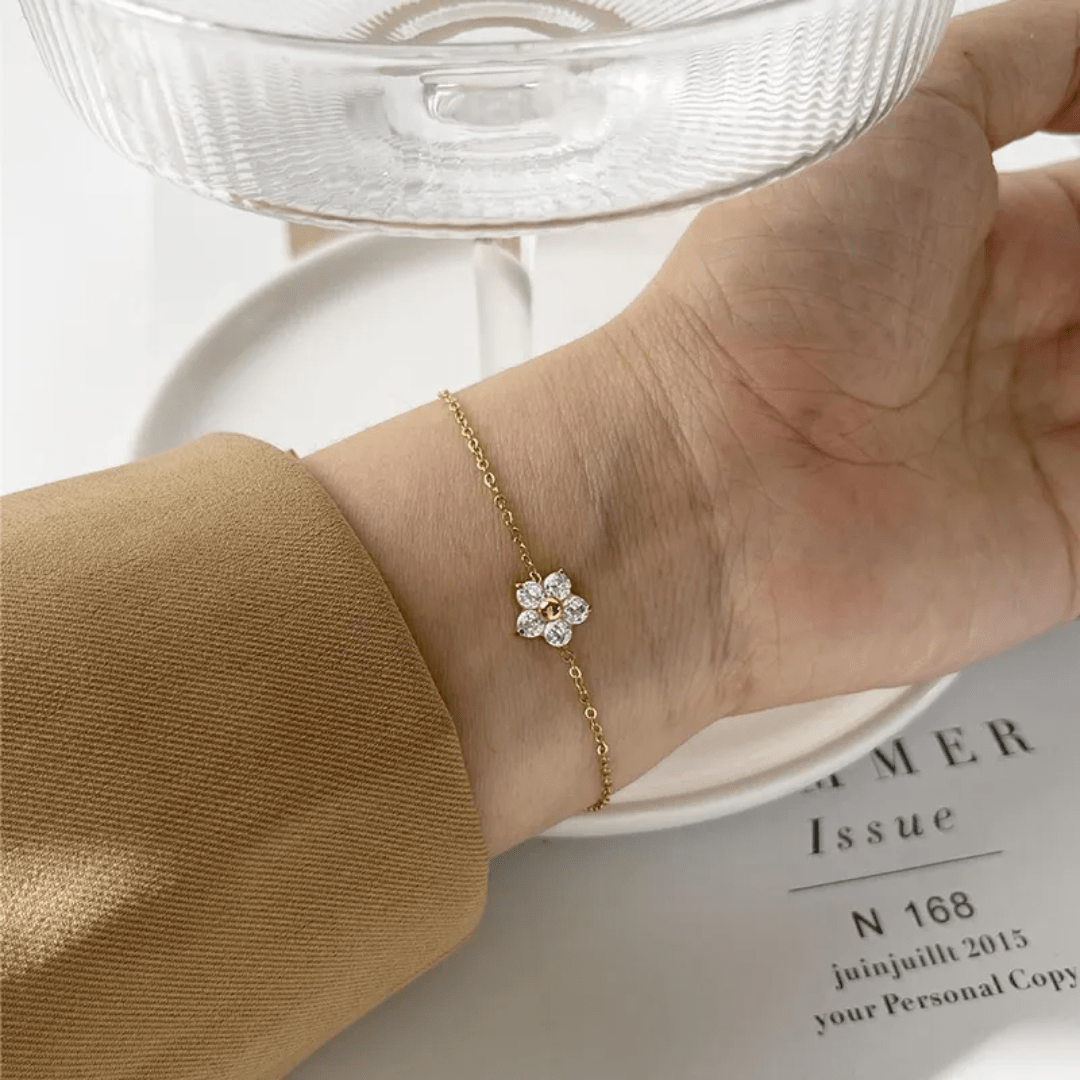 Fioren Bracelet - White - Glitze Accessories