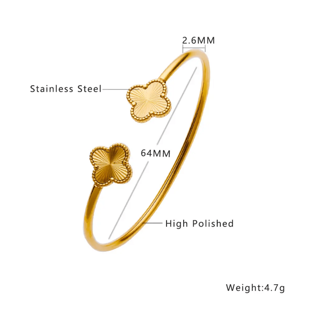 Clover Cuff - Glitze Accessories