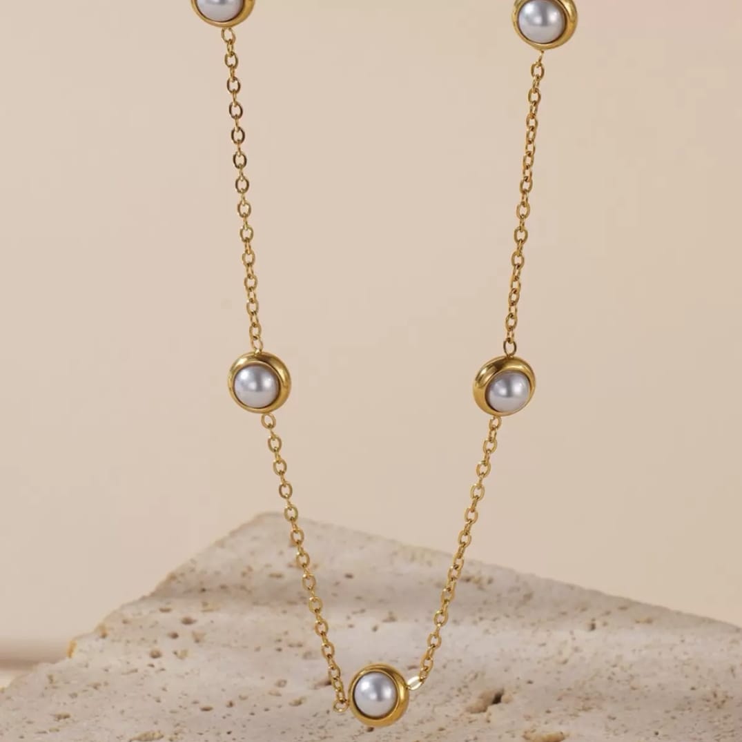 Ivory (Necklace, Bracelet & Ear Rings) - Glitze Accessories