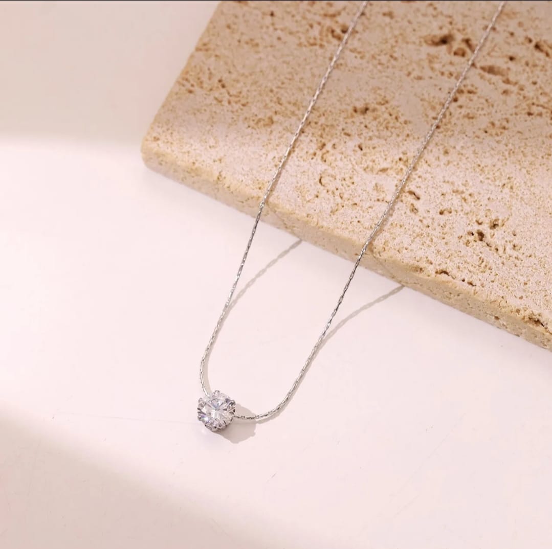 Euphoria Necklace - Silver - Glitze Accessories