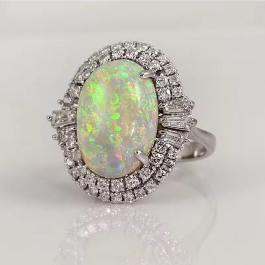 Ophia Ring close-up — waterproof hypoallergenic stainless steel ring | Glitze Accessories