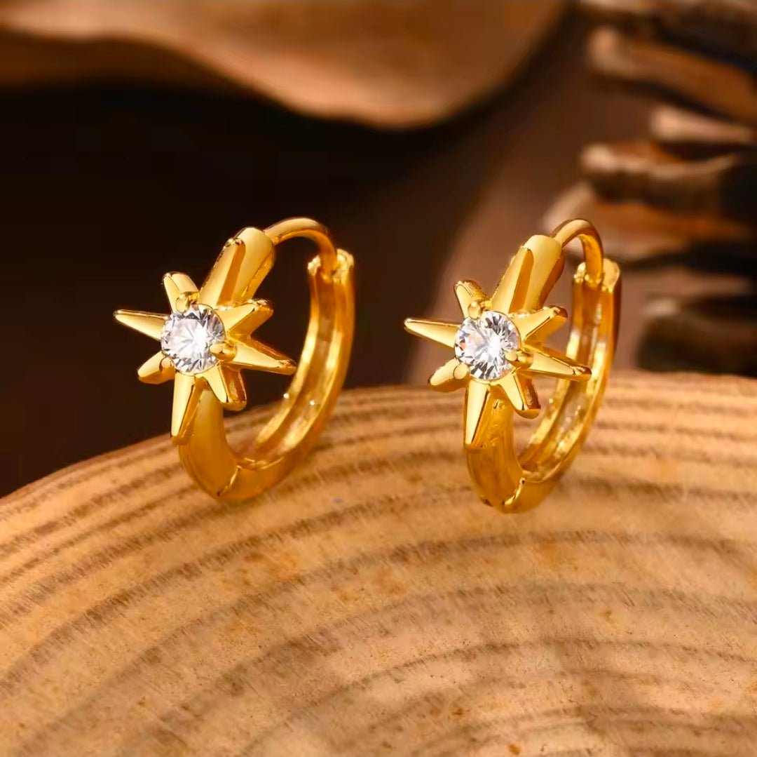Polaris simple jewelry by Glitze Accessories featuring a sleek, minimalist design with silver-toned metal and subtle detailing.