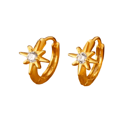 Polaris simple jewelry piece by Glitze Accessories featuring sleek, minimalist design with shiny metal finish.