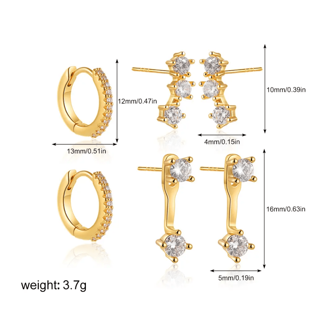 Clara Stack by Glitze Accessories featuring layered colorful bangles and jewelry accessories on display.