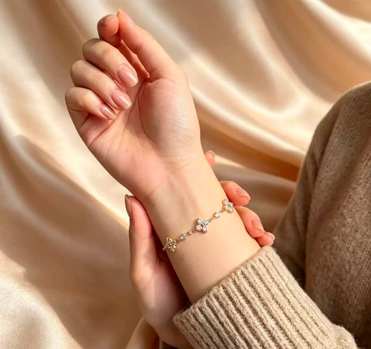 Ivy Bracelet worn on the wrist