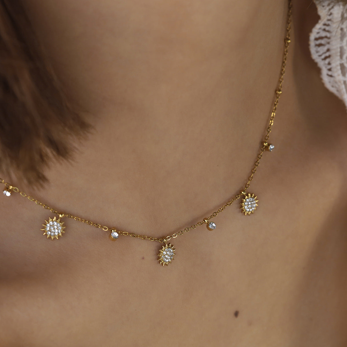 Sunflower Necklace
