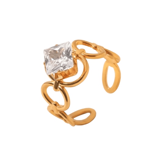 Cleo by Glitze Accessories, stylish jewelry piece with intricate design, shown on a plain background.