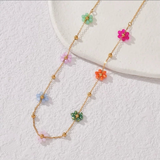 Glitze Accessories Gul Bahaar gold necklace — tarnish-free, waterproof, hypoallergenic jewellery Pakistan