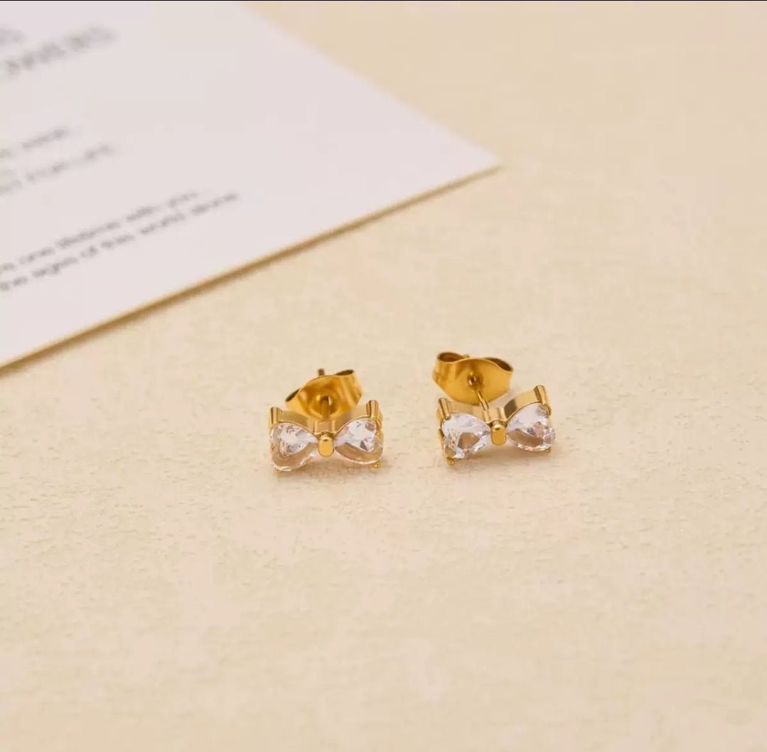Seraphic Bow earrings - Glitze Accessories