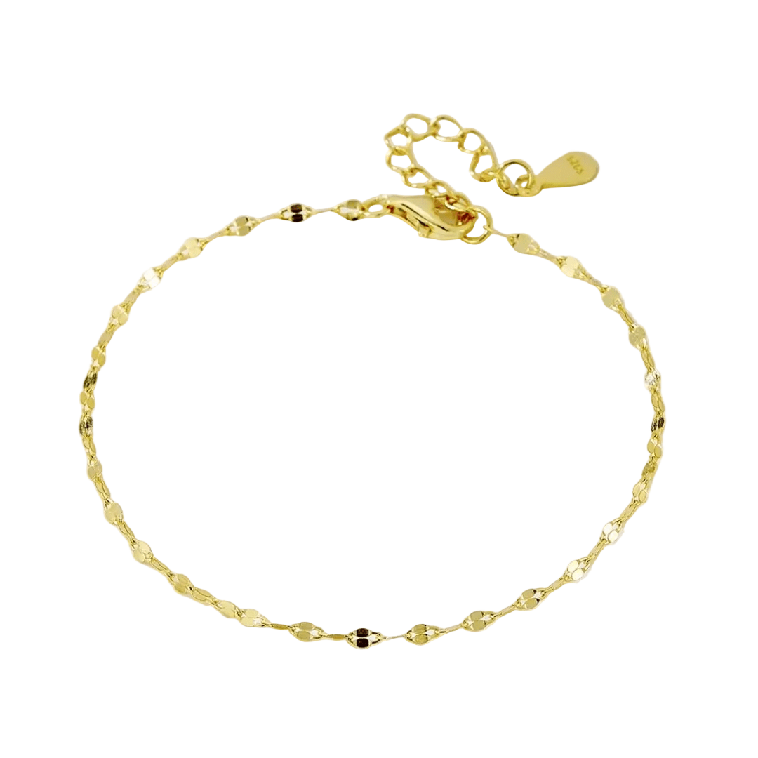 Starlit Anklet — 18K gold plated stainless steel anklet by Glitze Accessories Pakistan