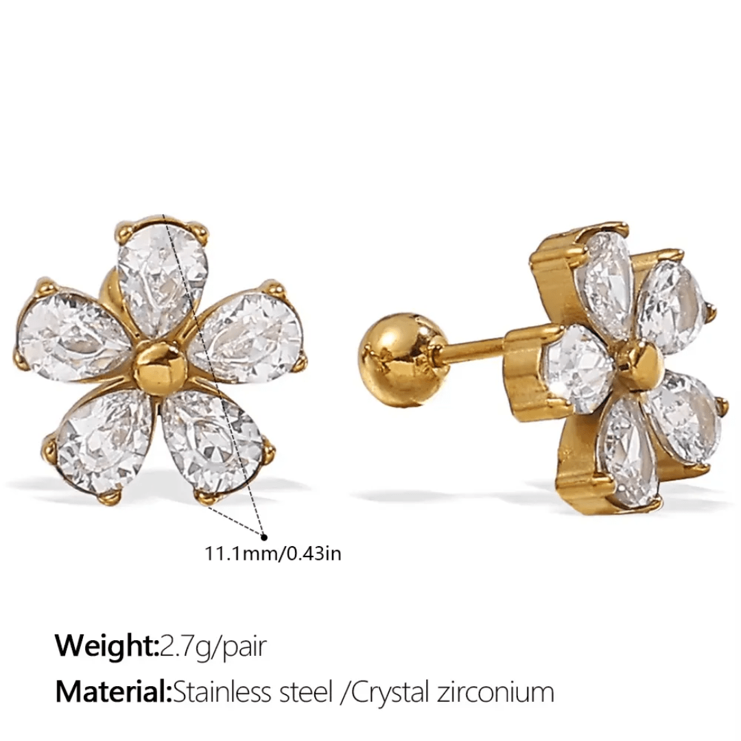 Daisy Earrings - Glitze Accessories