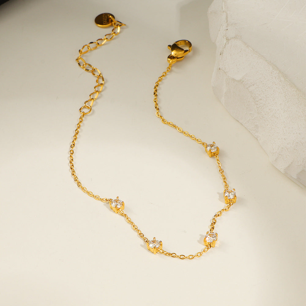 Lucent Bracelet – tarnish resistant gold plated stainless steel by Glitze Accessories