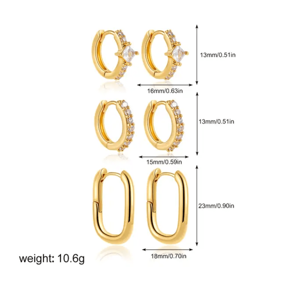 Echo Stack by Glitze Accessories, a stylish multi-layered jewelry organizer with clear compartments for rings, necklaces, and earrings.