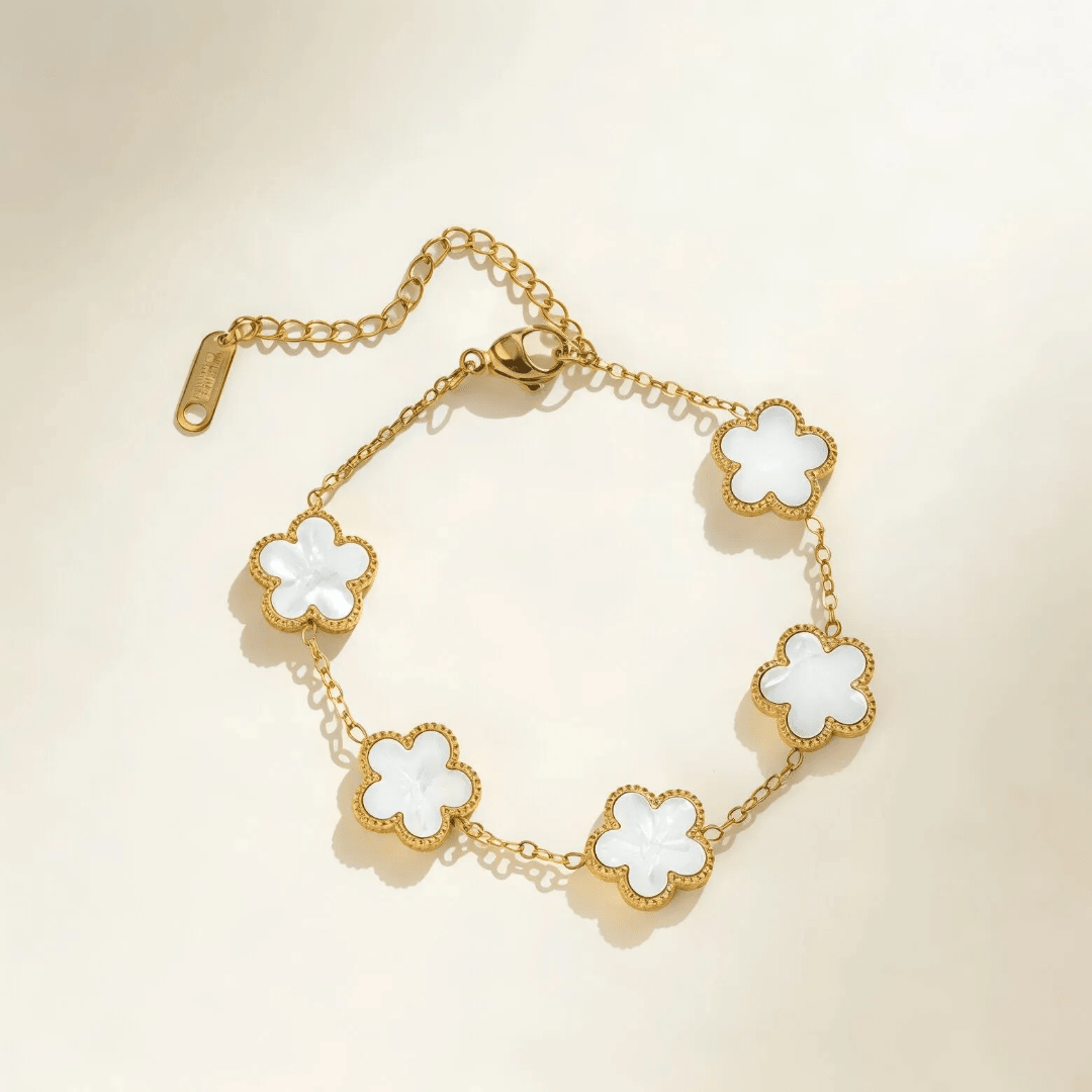 Clover - White - Glitze Accessories