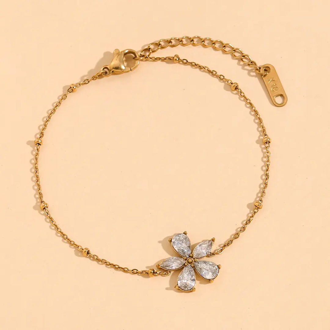Zella Bracelet clasp – lobster clasp with extender chain by Glitze Accessories