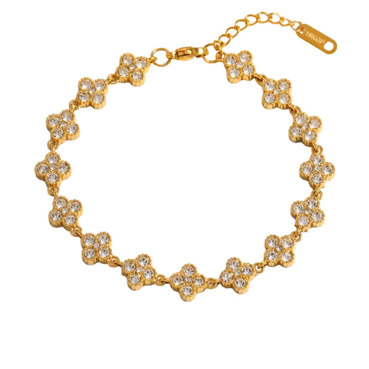 Valeria Bracelet — 18K gold plated stainless steel bracelet by Glitze Accessories Pakistan