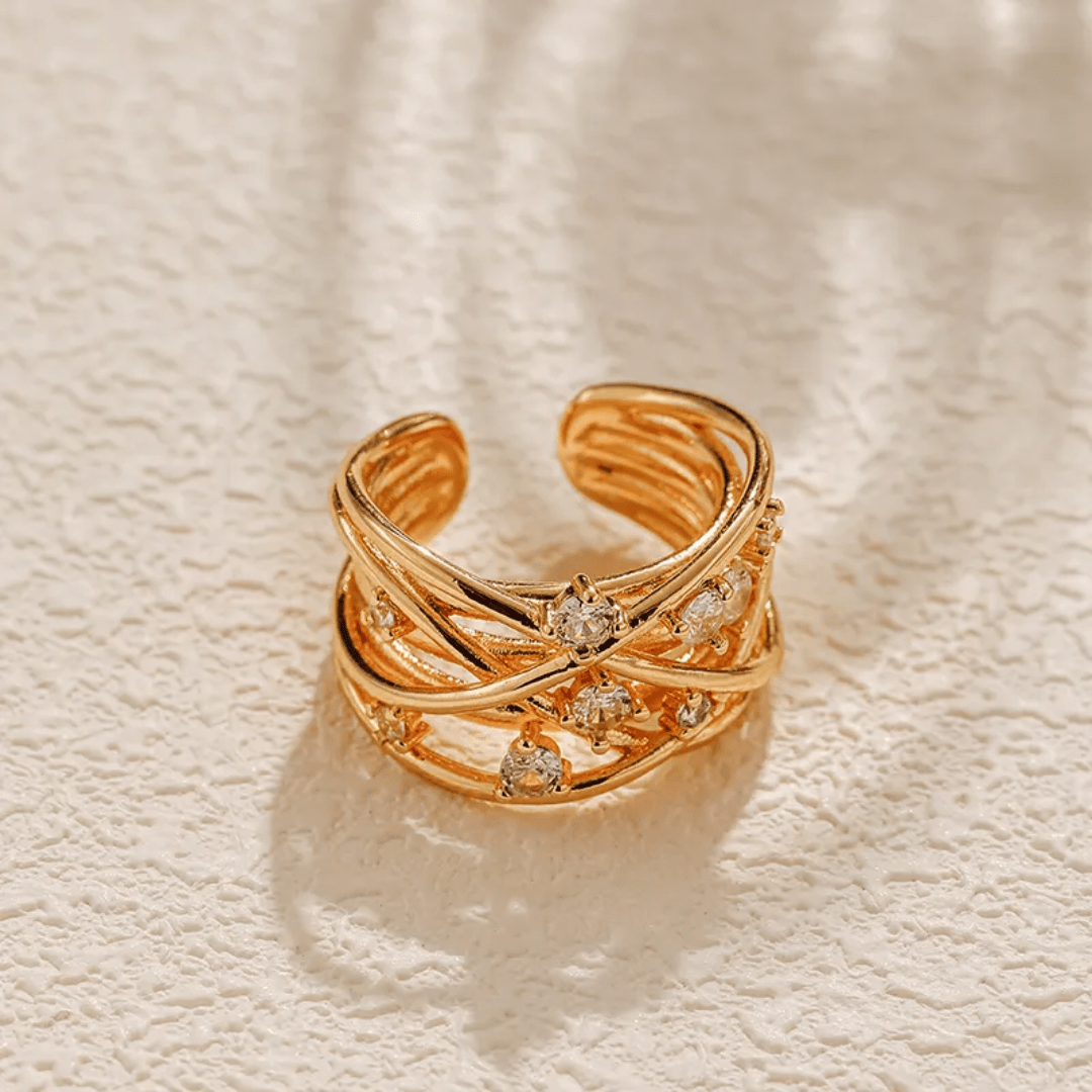 Glitze Accessories zodiac-themed jewelry piece featuring intricate design and metallic finish, ideal for astrology enthusiasts.
