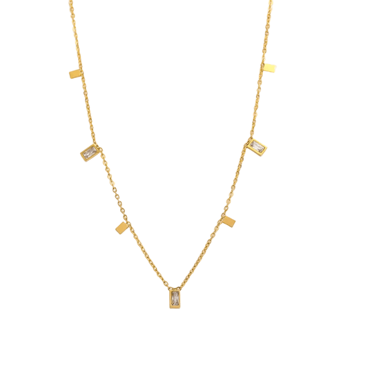 Terrava Necklace — 18K gold plated stainless steel necklace by Glitze Accessories Pakistan