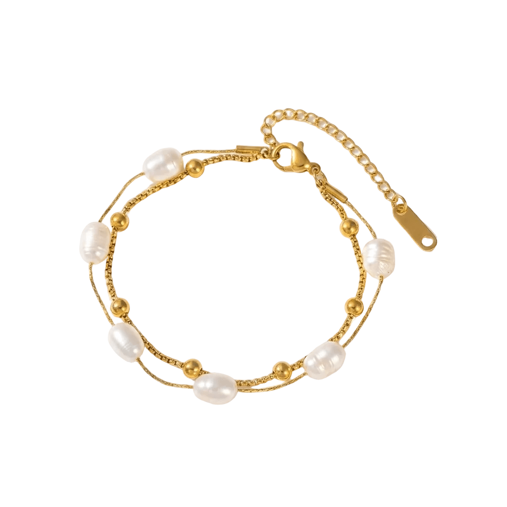 Lyra Bracelet — 18K gold plated stainless steel celestial bracelet by Glitze Accessories Pakistan