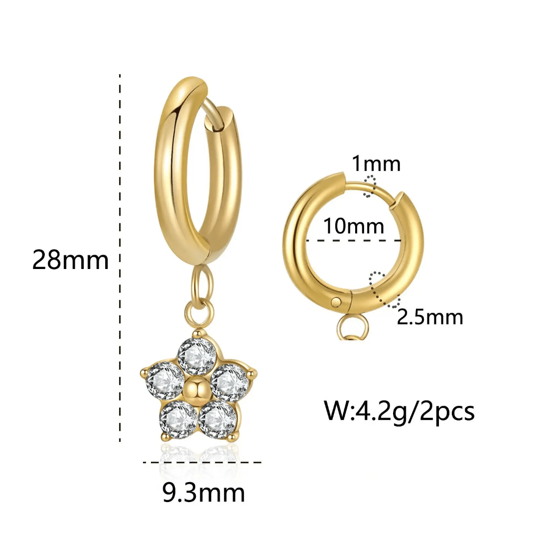 Glitze Accessories tulip-shaped decorative jewelry piece with vibrant colors and intricate design.