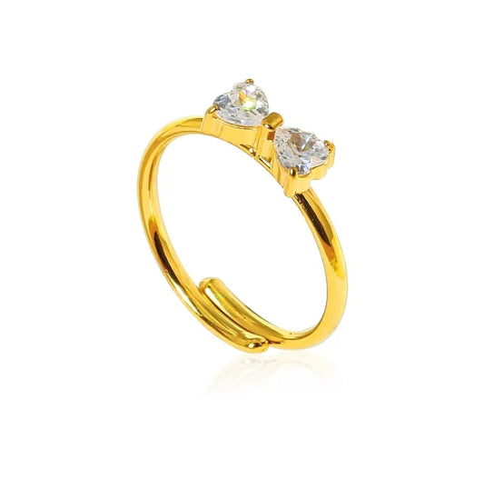 Seraphic Bow Ring - Glitze Accessories