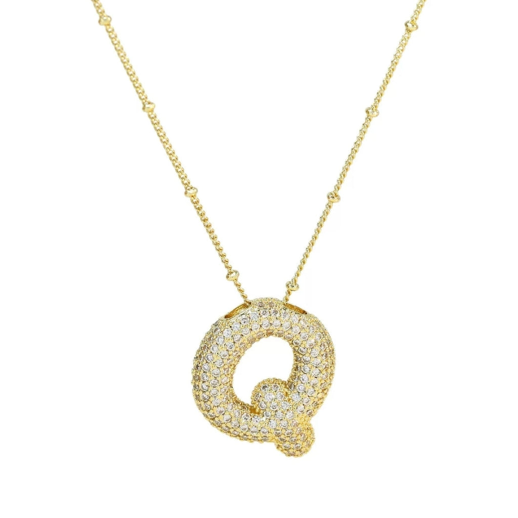 Initial Necklace - Q